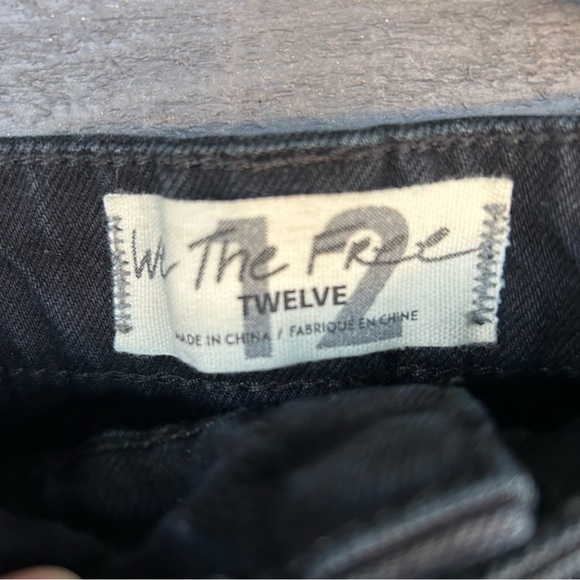 Free People We The Free Calabasas Midi Denim Skirt size 12 - Picture 5 of 5